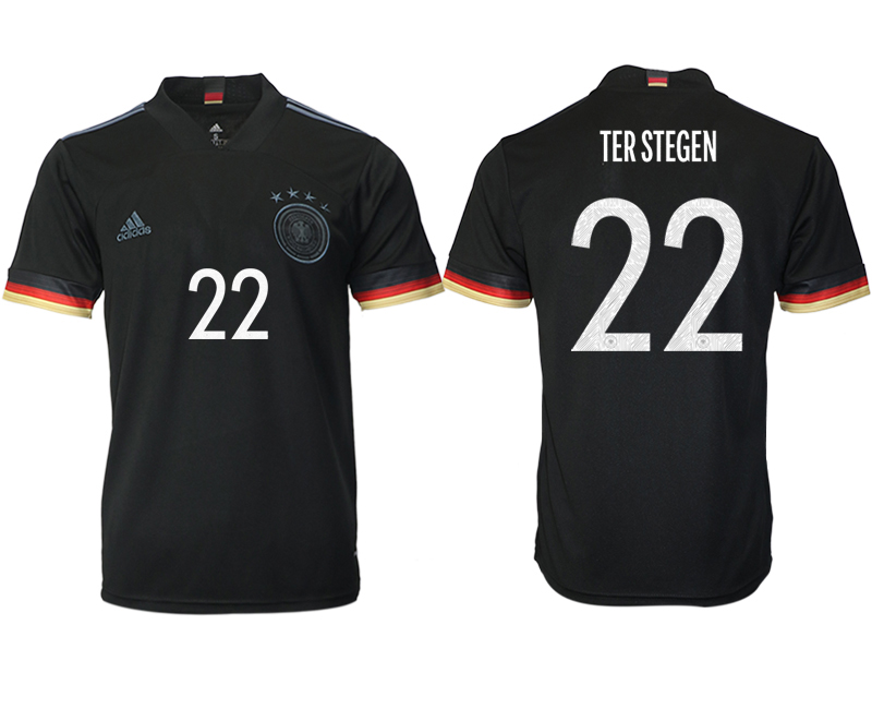 Men 2021 Europe Germany away AAA version #22 soccer jerseys->new york giants->NFL Jersey